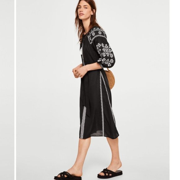 Mango Dresses & Skirts - NWT- MANGO - Vent cotton dress - Size 4